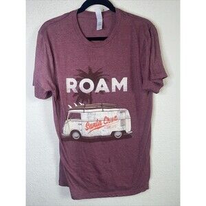 womens Surf Van shirt camp Bus adventure beach travel SS M
